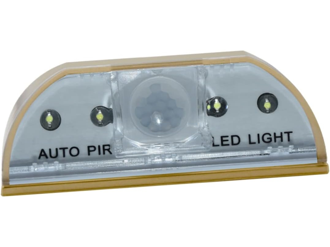 Luz De Fechadura Led Com Sensor De Movimento Pir, Iluminação Interna Automática, Porta Alimentada Por Bateria.