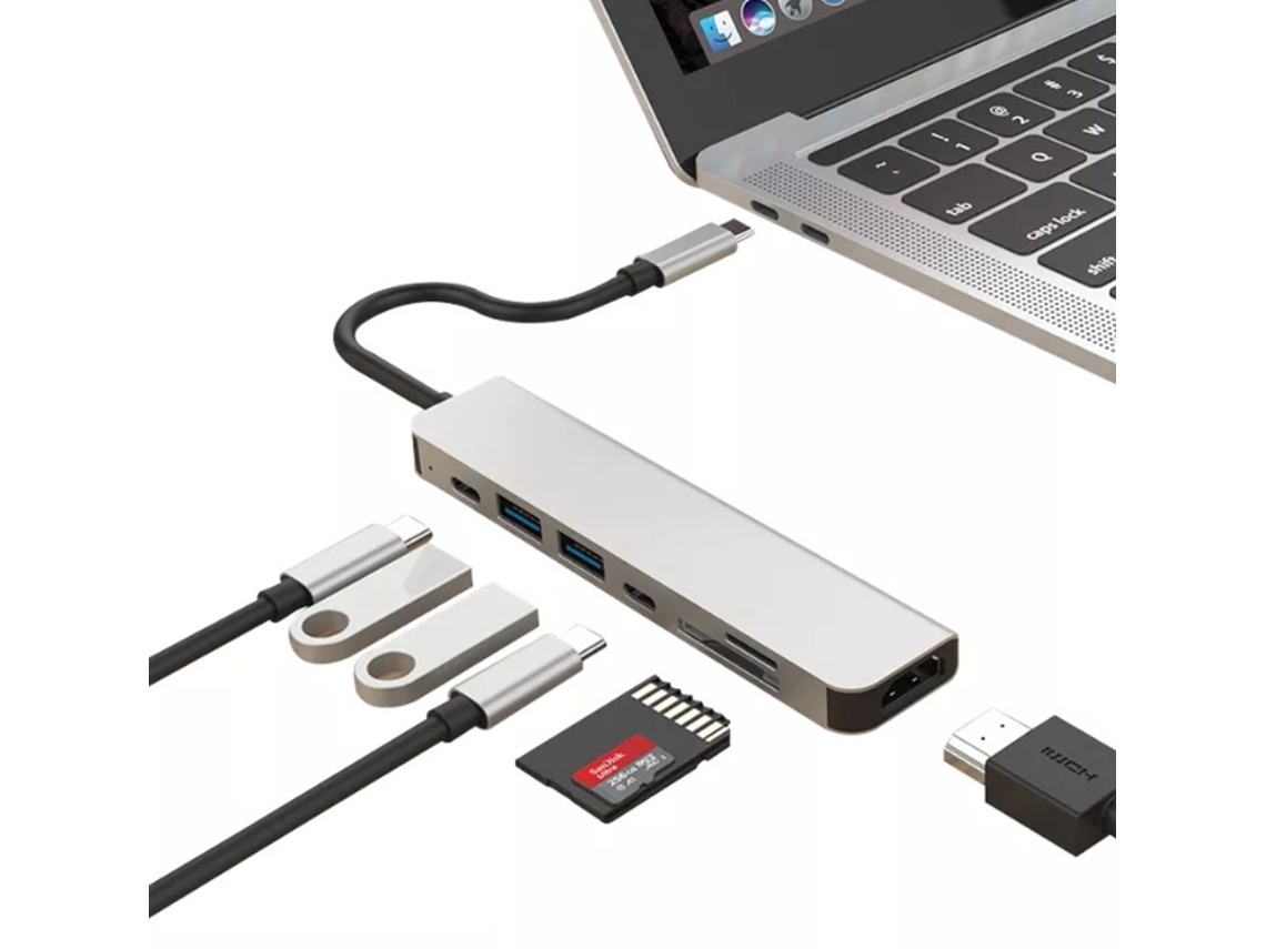 Lurelia Hub Usb-c Multiportas, Hdmi, Sd/tf