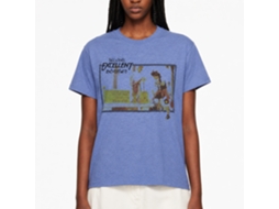 Rockinstone Bill And Ted Rock Sesh Heather Light Blue Adult T-shirt Size:s