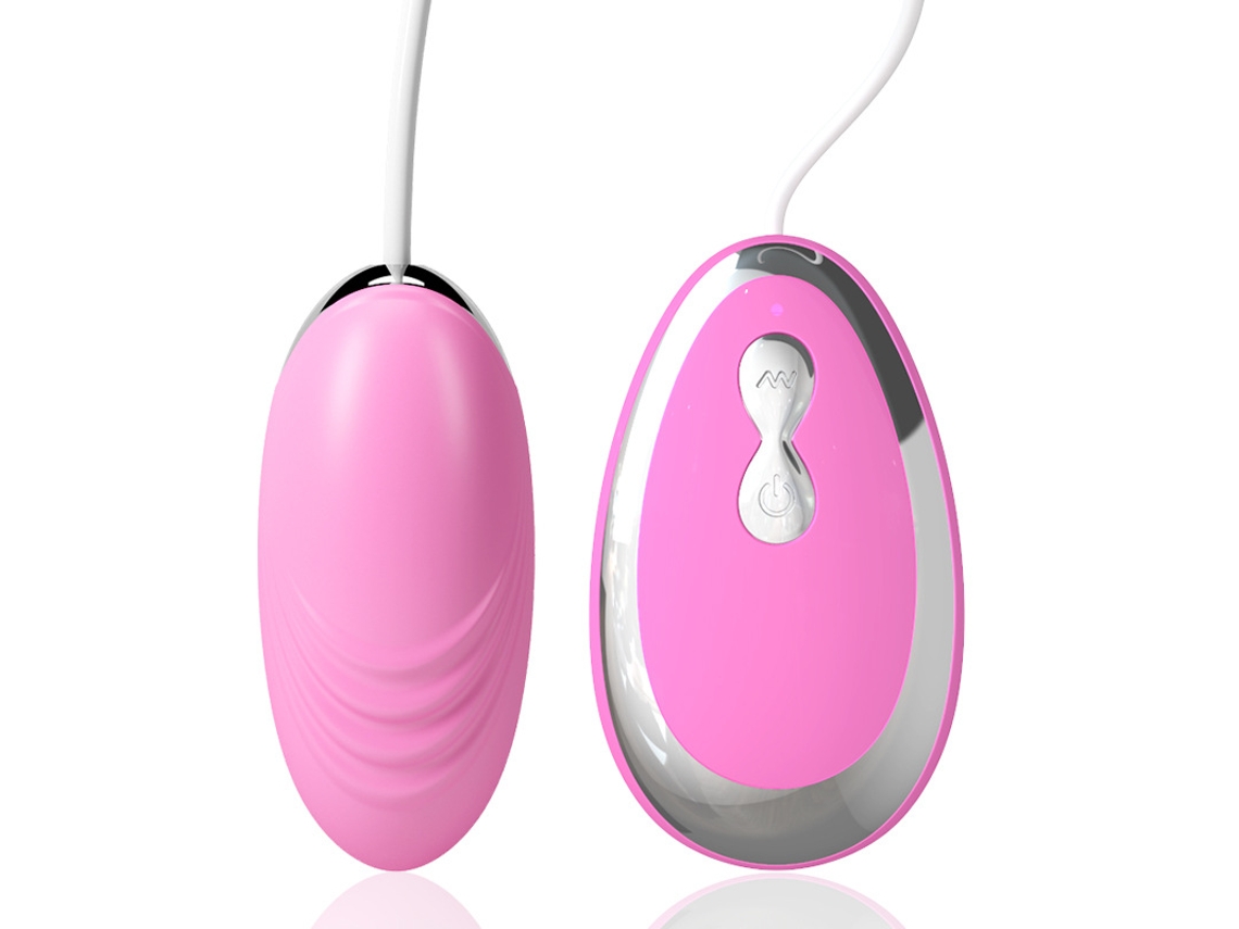 Vibrador Prova Dgua De Silicone De Controle Remoto Com Fio De 20 Frequncias Para Mulheres (rosa) Yizhood