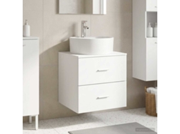 Vidaxl Vaidade Com Pia Suspensa Branco 49,5 X 44,5 X 65 Cm