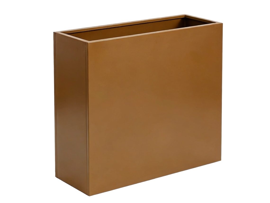 Vaso Para Plantas Vaargel Aço 82x90x30 Cm Castanho casa.pro