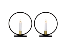 Soporte De Velas Candelabro Geométrico, Centrepiece De Mesa Para Salón Y Comedor