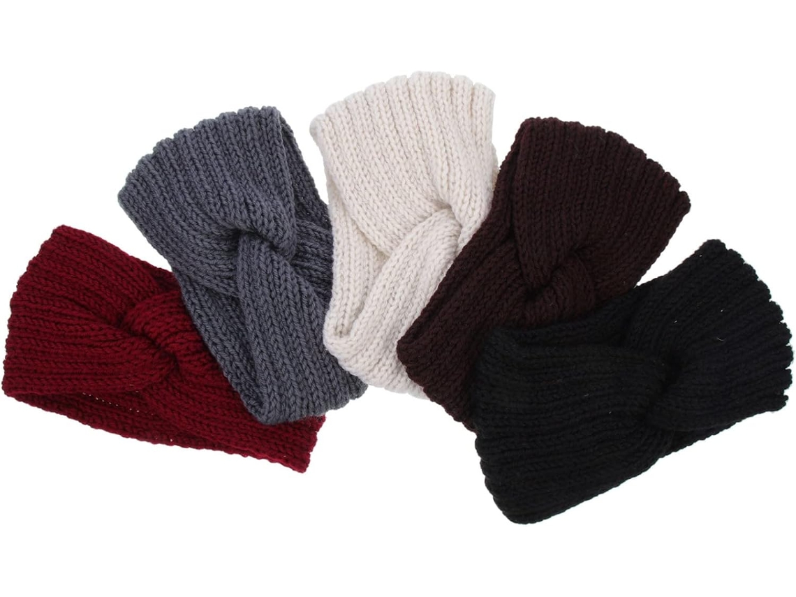 Conjunto de 5 Elásticos de Cabelo com Nó SFUSHOS
