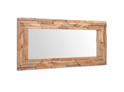 Decorative Mirror, Decorative Mirrors Vidaxl Marrom Teca (120 X 60 Cm)