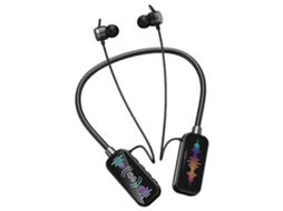 Fones De Ouvido Intra Auriculares Portáteis Sem Fio Com Faixa De Pescoço E Display Digital Led Ly Ebike