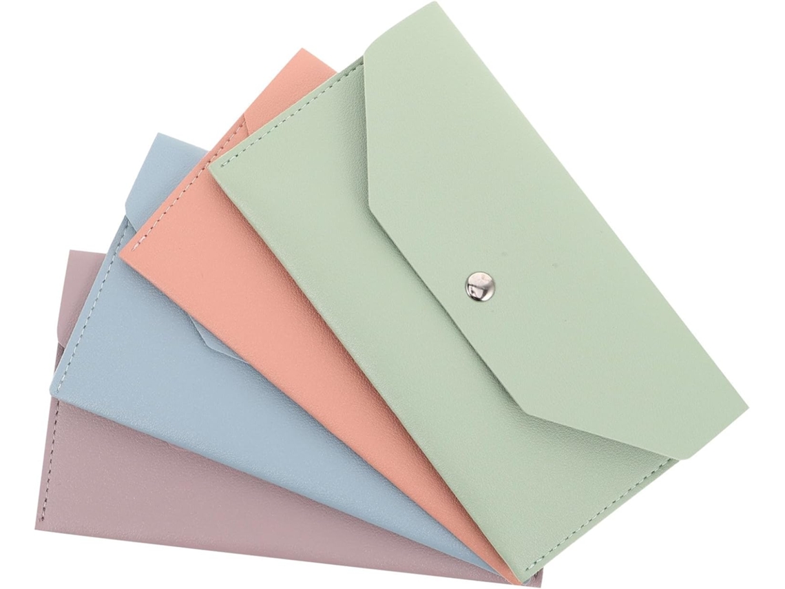 De Carteira Envelope De 4 Peças Para Notas, Porta-cartões, Porta-cartões Múltiplo, Estojo Para Cartões Feminino