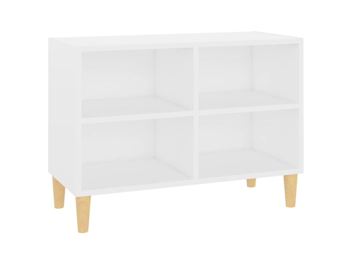 Tv Cabinet, Tv Cabinets Vidaxl Branco Madeira Processada (n/a)