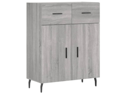 Aparador 69,5x34x90 cm Madeira Derivados Cinzento Sonoma MAISON EXCLUSIVE