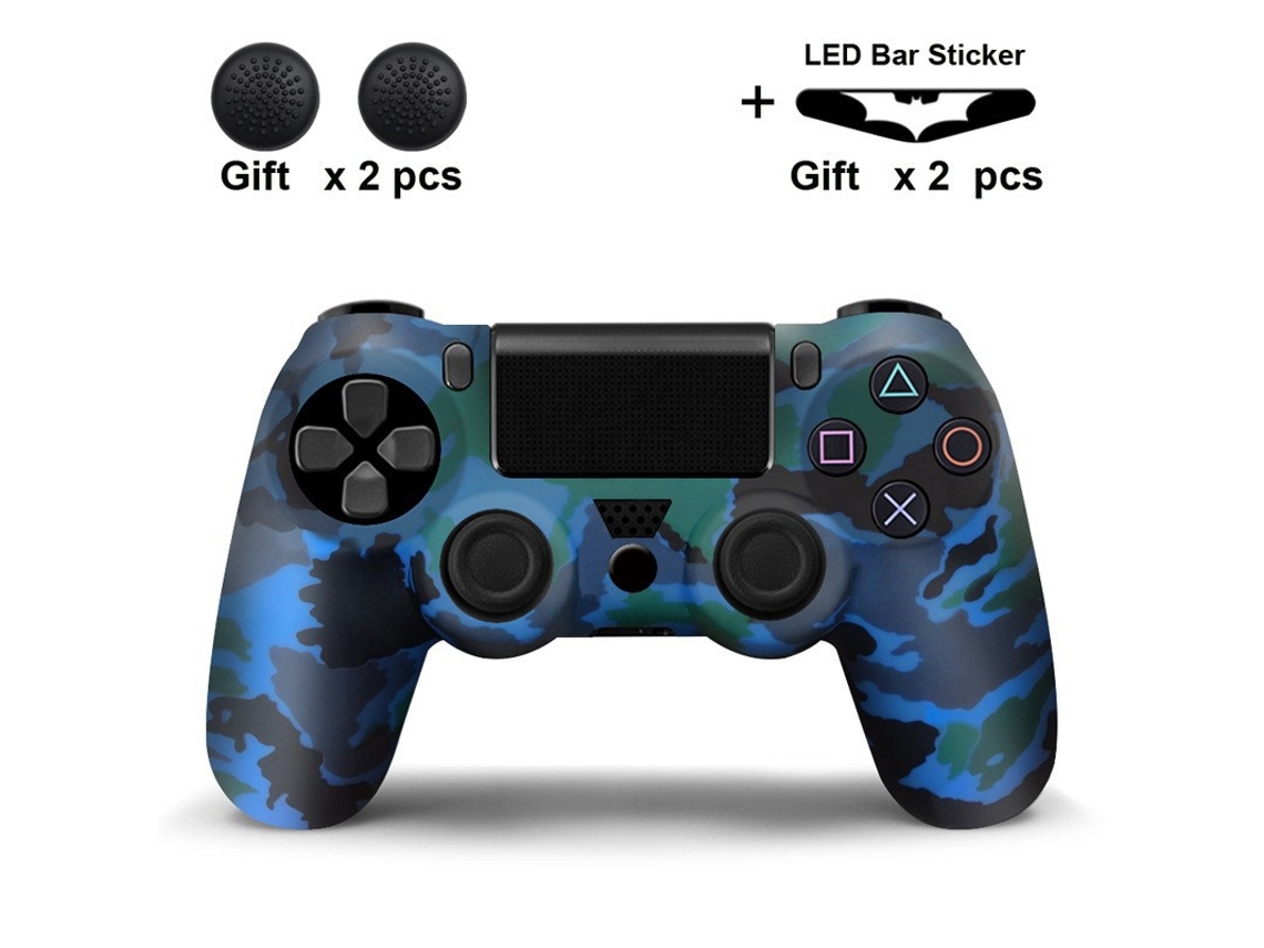 Capa Comando Para Ps4, Protetor De Alça De Silicone Antiderrapante Com Tampa De Proteção Para Polegar Cuich