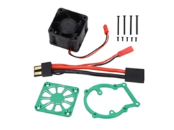 Cooler De Motor Rc 21000 Rpm Alumínio 8-12v Para Traxxas 1/8 4wd Sledge Verde