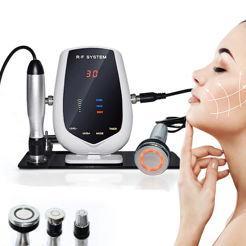 Aparelho de Radiofrequência Tripolar 3 em 1 de 5 Mhz para Lifting e Modelagem Facial/ocular/corporal, Remove Rugas do Pescoço e Papada. MDUG