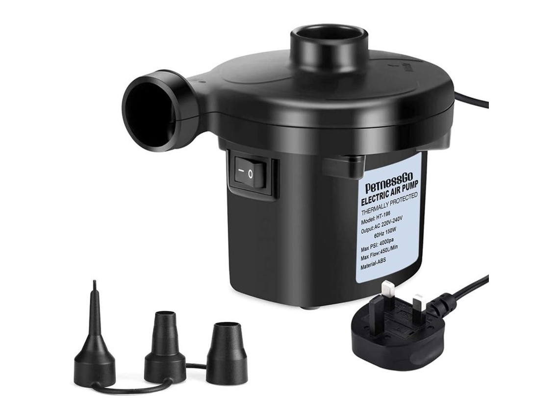 Bomba De Ar Eléctrica Portátil Rápida Inflador Desinflador Para Colchões De Camping Almofadas Yoga Bolas Sofás