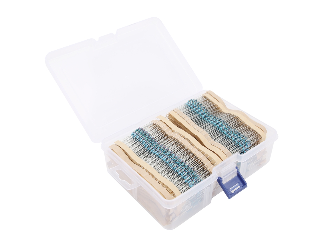 Kit De Resistores De Filme Metálico Laxiscreed Com Diversos Valores Para Proteção Segura