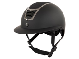 Capacete de Equitação com Lantejoulas e Viseira Polo BR EQUITATION Lambda Plus Glitter