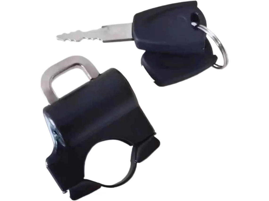 Cadeado para Guidão de Motocicleta Trava Capacete Scooter Quadriciclo Bicicleta Antifurto Antifurto: Este