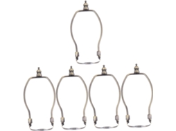 Conjunto De 5 Suportes Decorativos Para Cúpulas De Abajur Em Bronze No Formato De Harpa