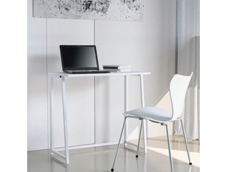 Secretária compacta dobrável branca 80x45x75 Wolly B Office24