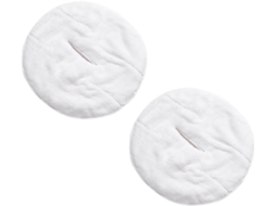 Toalha facial de coral branco para cuidados faciais e compressas.
