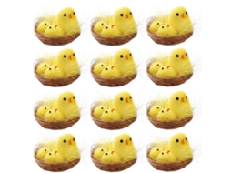 Pintinhos de Páscoa Mini Decoração Páscoa