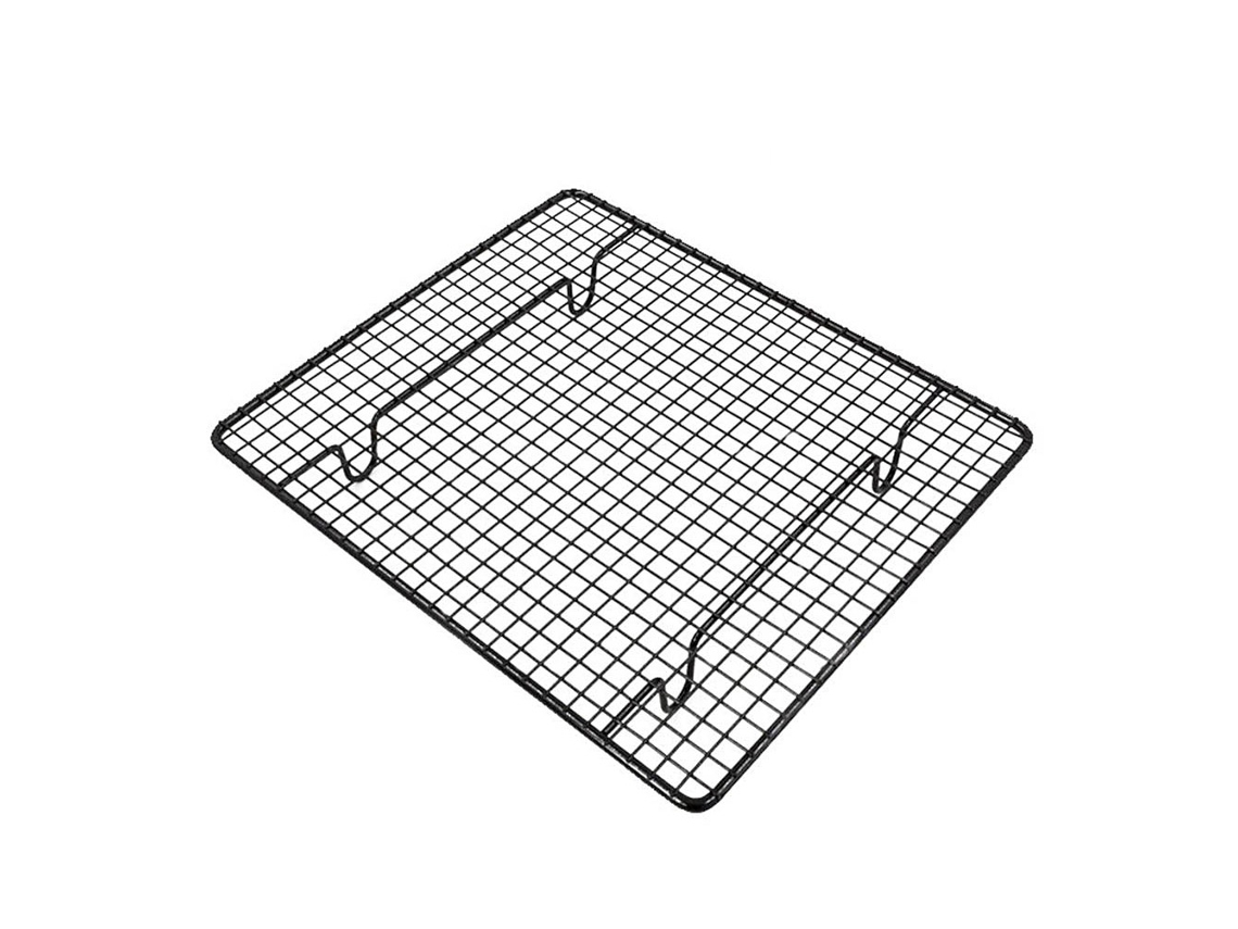 Grelha de Resfriamento para Bolo e Pão de Aço com Pés 26x23cm com Marca