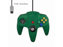Pacote Com 2 Controles Clássicos Com Fio Para N64, Jogos Retrô De 64 Bits, Joystick De Substituição Ly Ebike