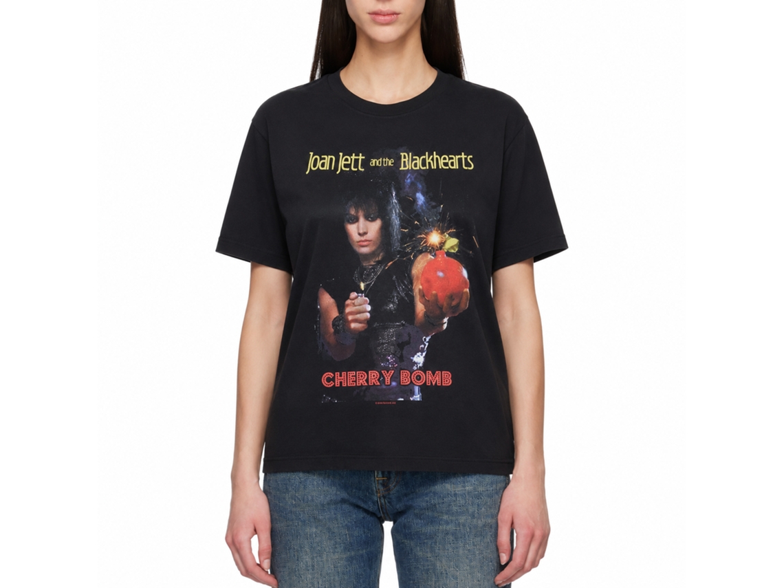 Joan Jett The Blackhearts Cherry Bomb T-shirt Unisex Adults Size:s