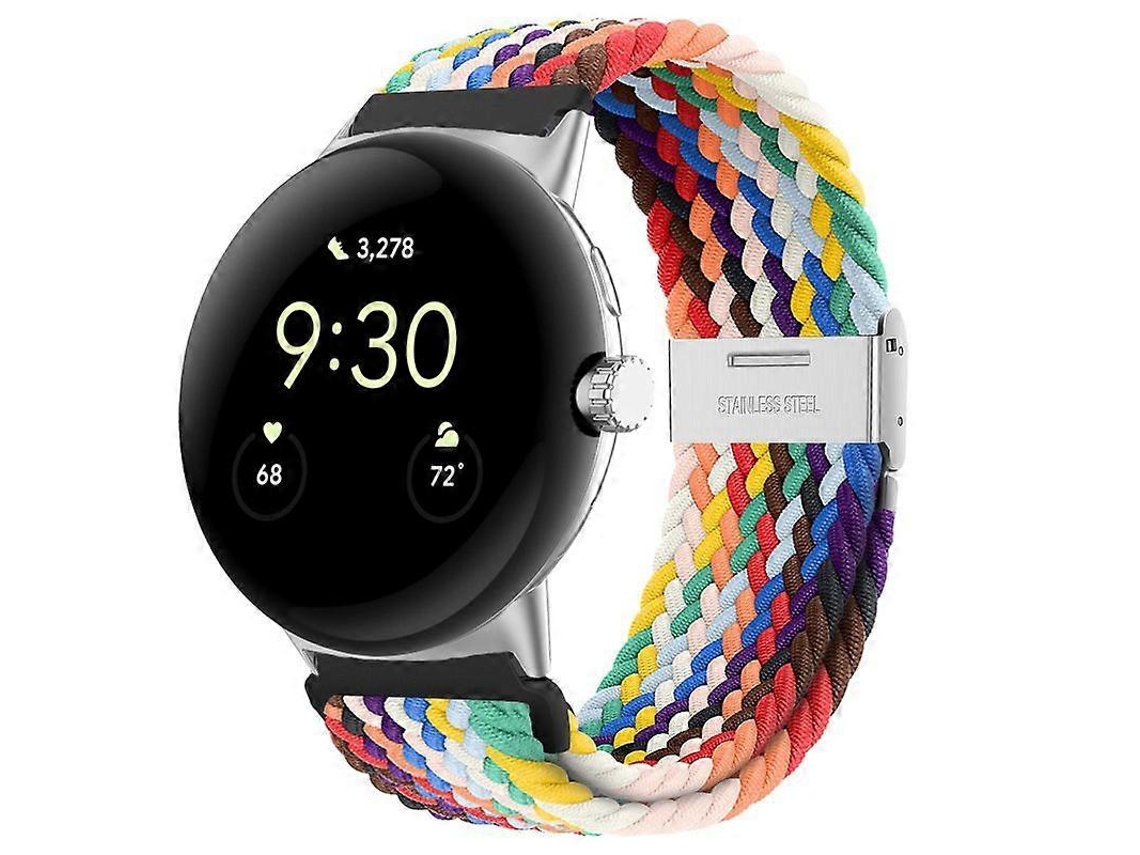 Pulseira De Nylon Com Fivela De Metal Para Relógio Google Pixel
