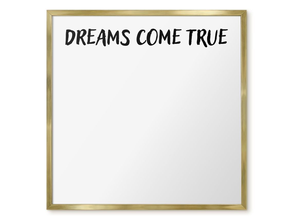 Magnetic Glass Board Dreams Come True For The Hall Espelharte (50x50 Cm)