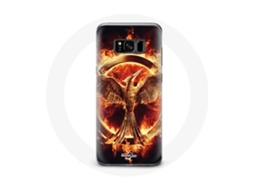 Capa para Samsung Galaxy S8 plus Hunger Games filme logotipo