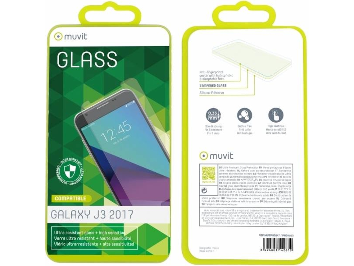 Pelicula de Vidro MUVIT Galaxy J3 2017