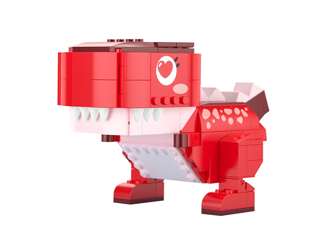 Bloques De Construção De Dinossauro Tyrannosaurus Brinquedo De Bloques Para Crianças Meninos Meninas Jk5113 Tyrannosaurus Dinâmico