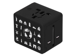 Adaptador De Viagem Laxiscreed Universal Para Países, Conversor Multifuncional Compacto Para Carregamento Em Viagens Globais
