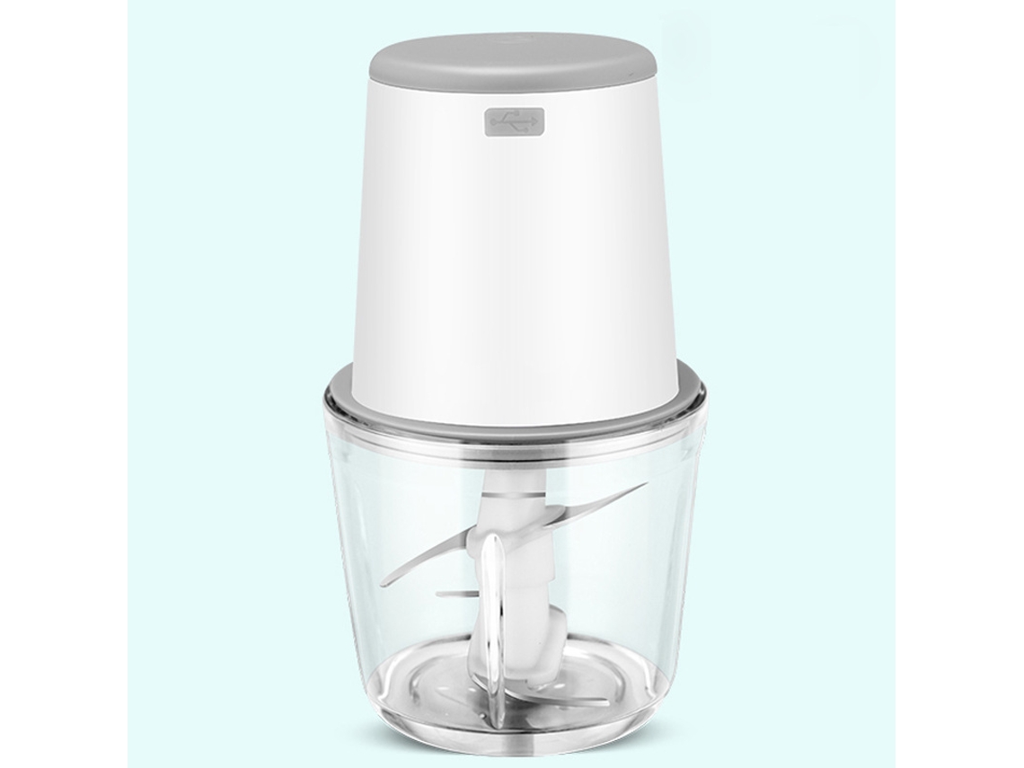 Picador Elétrico Chrui 600ml Usb Vidro Branco