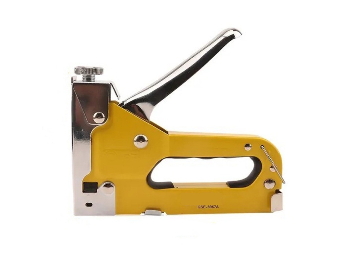 Pistola De Grapas 3 Em 1 Multifuncional Resistente À Corrosão, Potência Ajustável, Ferramenta Manual Para Pregos E Grapas De Carpintaria