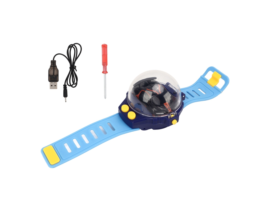 Mali relógio Carro Rc Mini de Ligação Usb com Material de Liga, Brinquedo para Crianças a Partir de 3 Anos Laranja