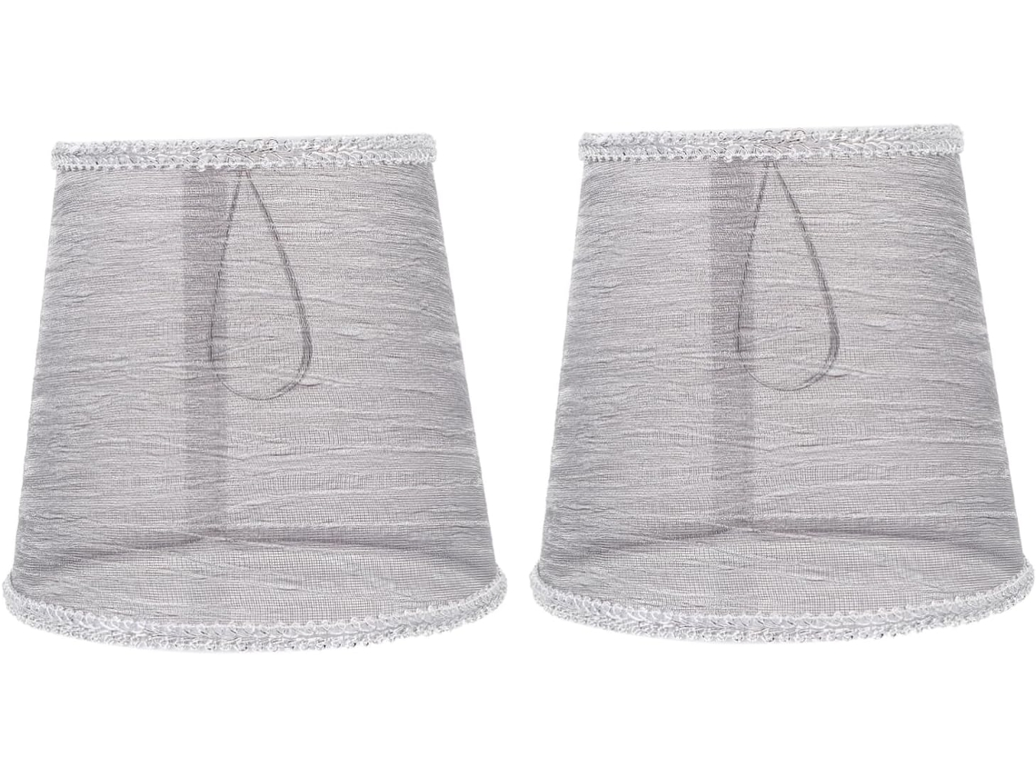 Conjunto de 2 Peças de Capas Transparentes para Abajur, Cúpulas Simples e Decorativas para Quarto. SFUSHOS