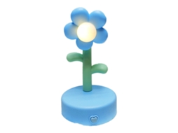 Lâmpada de Mesa Flor Cute LAXISCREED Azul