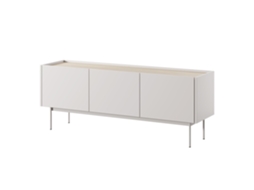 Móvel Tv, Corpo E Frente: Caxemira, Top: Carvalho Linea, 144 X 55 X 37 Cm 3E 3XE LIVING.COM