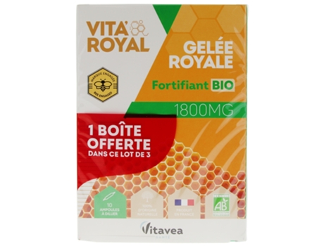 Vita'Royal Real Bio Jelly 1800 Mg Lote de 3 X 10 Ampolas VITAVEA