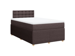 Box Spring Bed, Box Spring Beds Vidaxl Marrom Tecido (120 X 200 Cm)