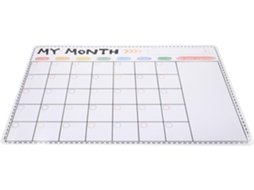 Calendário Magnético Para Geladeira Homsfou, Design Magnético E Superfície Lisa, Quadro Branco Em Pet Para Escola E Casa
