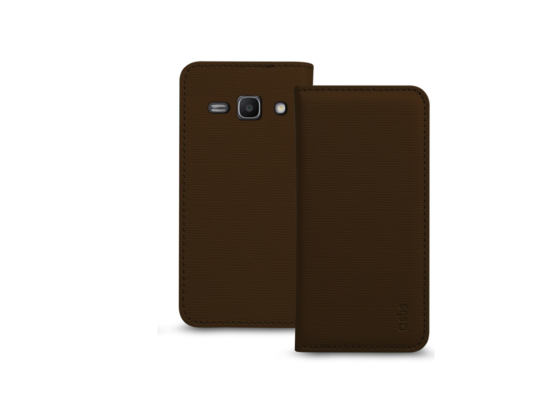 Capa Book Galaxy Ace 3 SBS Castanho Escuro