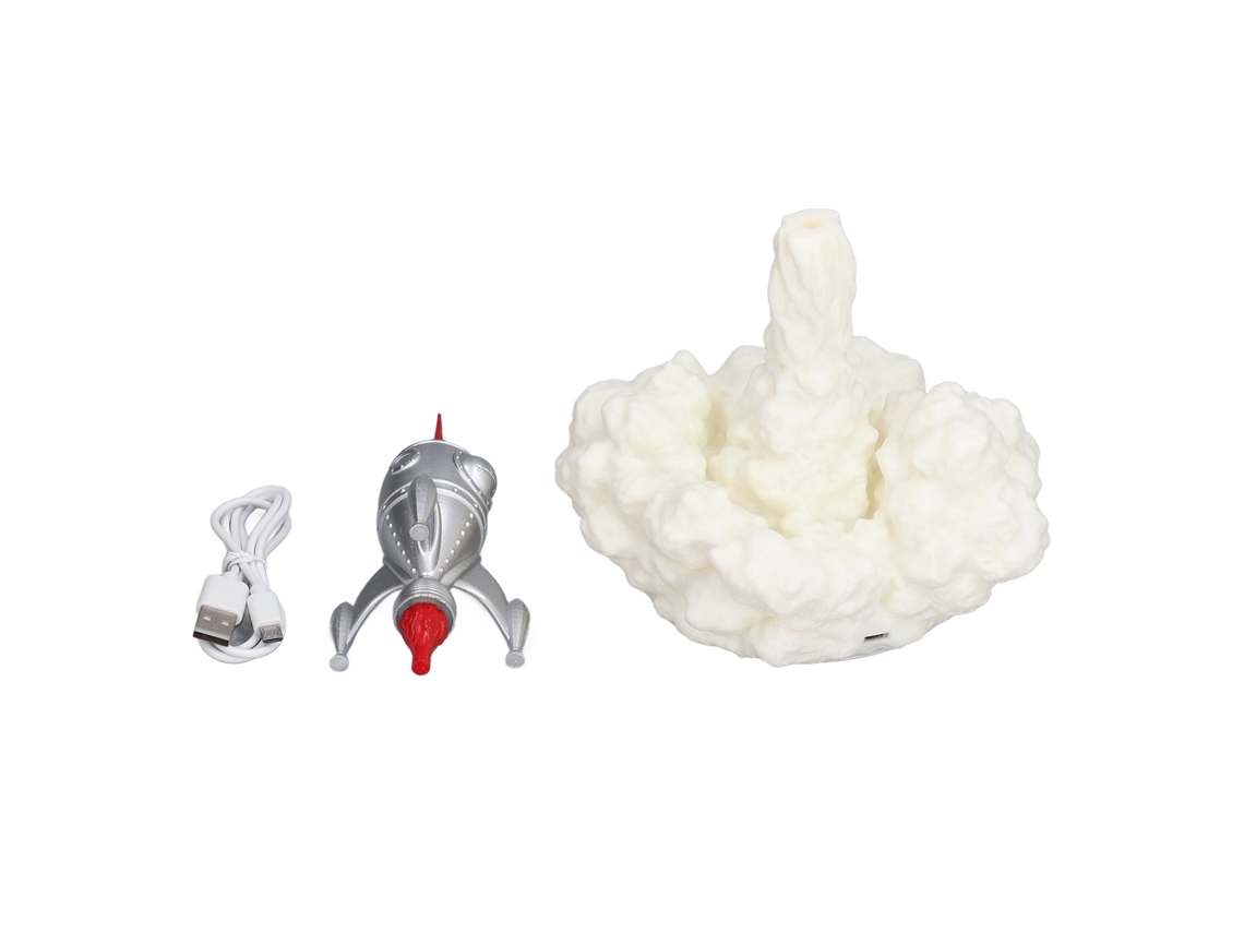 Lâmpada Noturna 3D Foguete, Impressão 3D, Led, Decorativa, Quarto Infantil, Presente