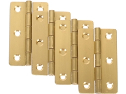 Dobradiças De Cobre Genéricas Para Piano, 4 Peças, Fáceis De Instalar E Com Alta Resistência, Para Caixas E Portas De