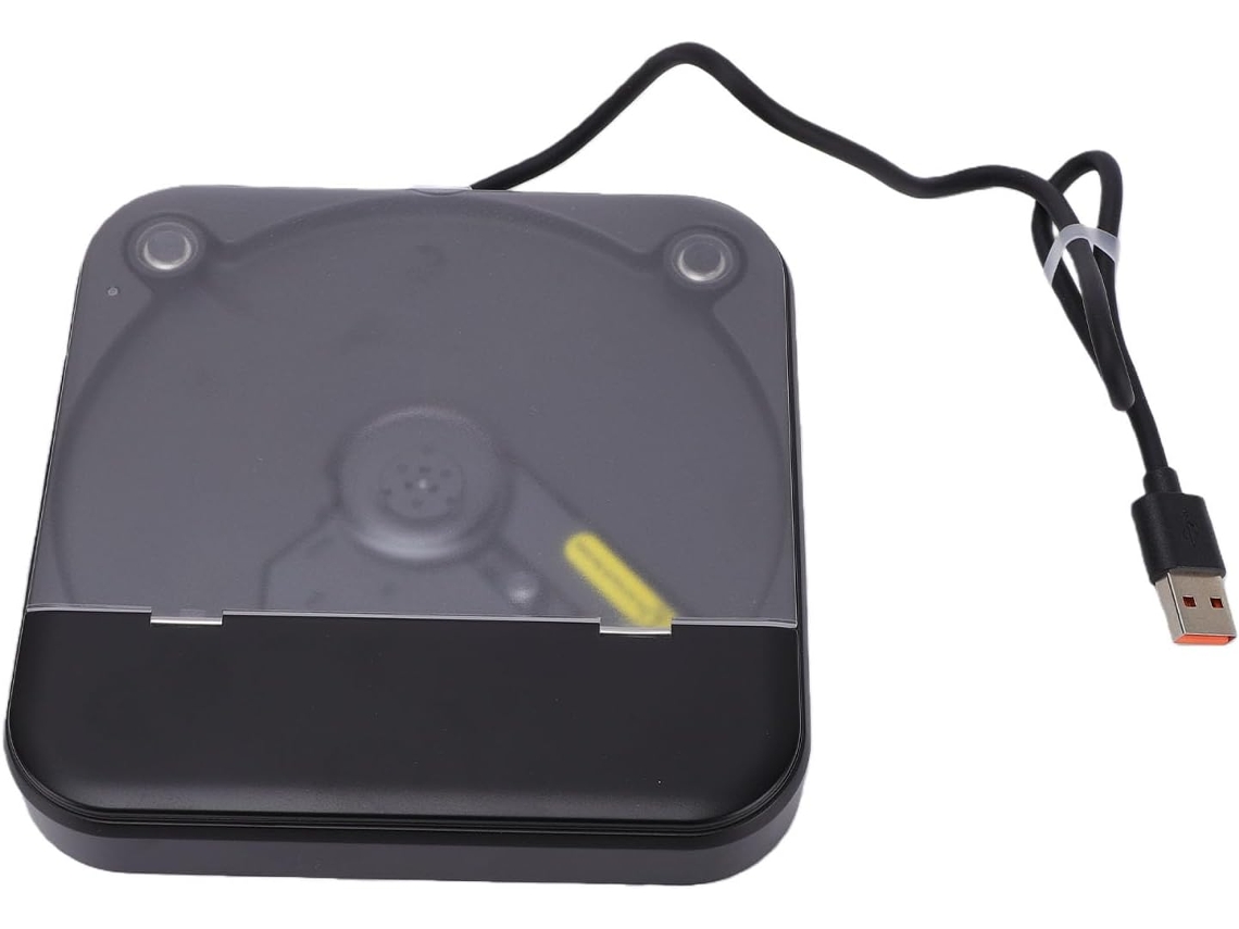 Leitor Cd Portátil Para Carro Vikye, De Externo Compátivel Com Rádio Estéreo De Usb Plug Play Aux
