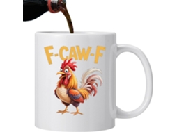 Caneca Engraçada De Cerâmica Com Estampa De Galinha, 325ml, Ideal Para Café, Chá Ou Outras Bebidas.