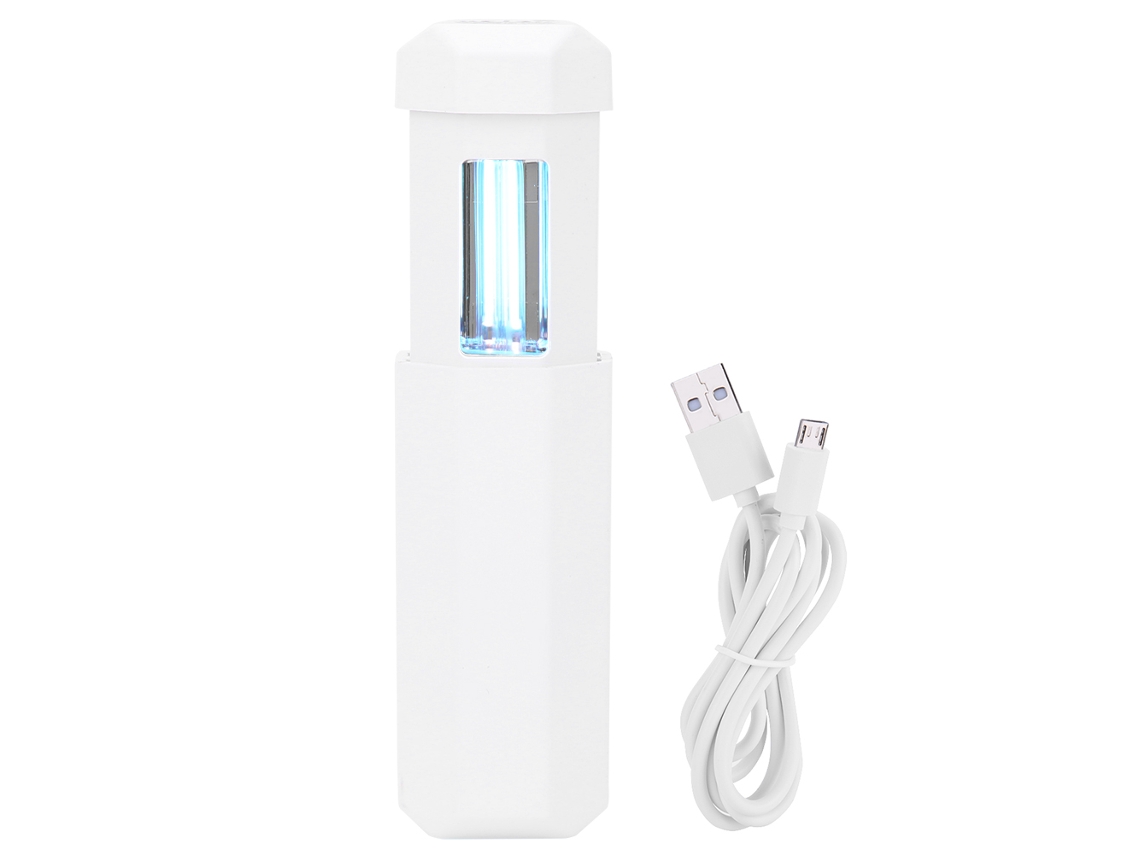 Esterilizador Portátil De Ozônio E Lâmpada Uv Germicida Laxiscreed, Ideal Para Casa E Viagem Com Carregamento Usb