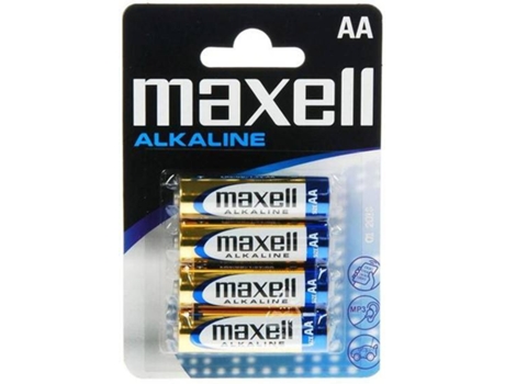 Pilhas Alcalinas MAXELL 1.5V AA PK4 AA 1,5 V