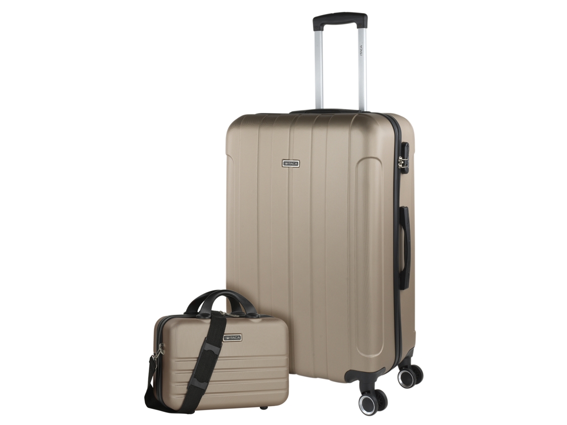 Conjunto de Malas Rígidas ITACA Havel Champagne Abs 48X73X28 Cm